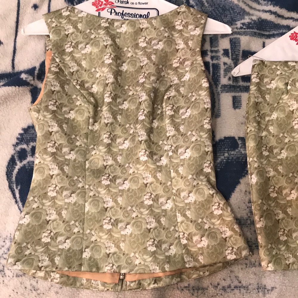Two piece top and skirt BCBG